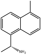 (1R)-1-(5-methylnaphthalen-1-yl)ethan-1-amine 化学構造式