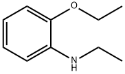 2-乙氧基-N-乙基苯胺,13519-73-8,结构式