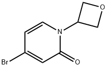 2(1H)-Pyridinone, 4-bromo-1-(3-oxetanyl)-|4-溴-1-(氧杂环丁烷-3-基)吡啶-2(1H)-酮