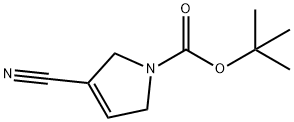 3-氰基-2,5-二氢-1H-吡咯-1-羧酸叔丁酯, 1353629-54-5, 结构式