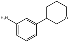 3-(tetrahydro-2H-pyran-3-yl)aniline Struktur