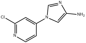 4-Amino-1-(2-chloro-4-pyridyl)imidazole|