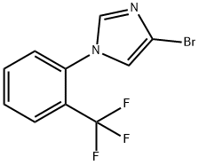 4-Bromo-1-(2-trifluoromethylphenyl)-1H-imidazole Struktur