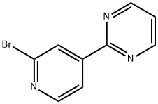 2-Bromo-4-(2-pyrimidyl)pyridine 结构式