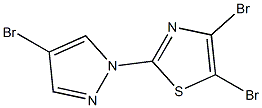 1-(4,5-Dibromothiazol-2-yl)-4-bromopyrazole Structure