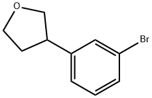 3-(3-Tetrahydrofuranyl)bromobenzene Struktur