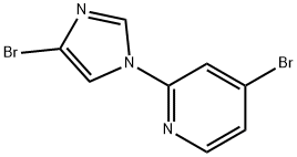 1-(4-Bromo-2-pyridyl)-4-bromoimidazole Structure