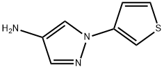4-Amino-1-(3-thienyl)pyrazole Structure
