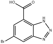 5-bromo-1H-1,2,3-benzotriazole-7-carboxylic acid,1354777-44-8,结构式