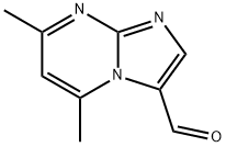 5,7-dimethylimidazo[1,2-a]pyrimidine-3-carbaldehyde Structure