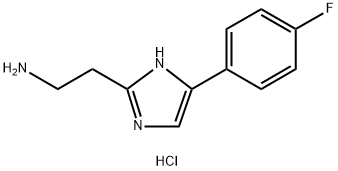 2-[4-(4-fluorophenyl)-1H-imidazol-2-yl]ethan-1-amine dihydrochloride Structure