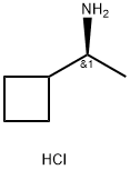 (S)-1-cyclobutylethanamine hydrochloride Structure