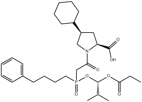 福辛普利杂质D 游离 结构式