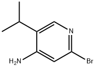 2-溴-5-异丙基吡啶-4-胺, 1357580-42-7, 结构式