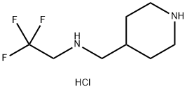 2,2,2-Trifluoro-N-(piperidin-4-ylmethyl)ethanamine dihydrochloride Structure