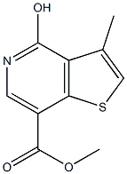 methyl 4-hydroxy-3-methylthieno[3,2-c]pyridine-7-carboxylate Struktur