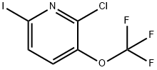 Pyridine, 2-chloro-6-iodo-3-(trifluoromethoxy)- Structure