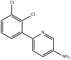 6-(2,3-Dichlorophenyl)pyridin-3-amine Structure