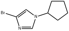 4-Bromo-1-(cyclopentyl)imidazole Structure