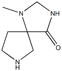 1-methyl-1,3,7-triazaspiro[4.4]nonan-4-one Struktur