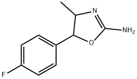 2-Oxazolamine, 5-(4-fluorophenyl)-4,5-dihydro-4-methyl- 化学構造式