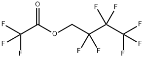 1H,1H-Heptafluorobutyl trifluoroacetate Struktur