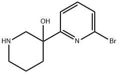 3-(6-Bromo-2-pyridinyl)-3-Piperidinol|