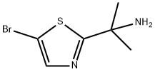 5-Bromo-2-(2-aminopropan-2-yl)thiazole Struktur
