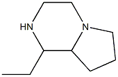 1-Ethyloctahydropyrrolo[1,2-a]pyrazine 化学構造式