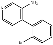 4-(2-BROMOPHENYL)PYRIDIN-3-AMINE 结构式