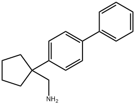 1-(4-Biphenylyl)cyclopentanemethanamine Structure