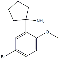 1-(5-Bromo-2-methoxyphenyl)cyclopentanamine|1-(2-甲氧基-5-溴苯基)环戊胺