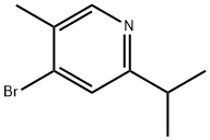 4-Bromo-5-methyl-2-(iso-propyl)pyridine,1374664-85-3,结构式