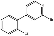 2-Bromo-4-(2-chlorophenyl)pyridine Structure