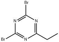 2,4-Dibromo-6-ethyl-1,3,5-triazine Structure