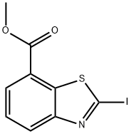 2-碘苯并[D]噻唑-7-羧酸甲酯,1379301-52-6,结构式