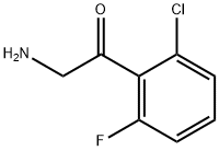 2-amino-1-(2-chloro-6-fluorophenyl)ethanone 结构式