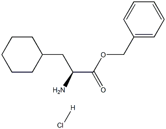 Beta-Cyclohexyl-L-Alanine Benzyl Ester Hydrochloride Struktur