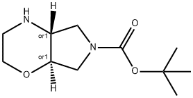 Trans-Hexahydro-Pyrrolo[3,4-B][1,4]Oxazine-6-Carboxylicacidtert-Butylester Struktur