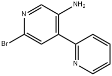 2-Bromo-5-amino-4-(2-pyridyl)pyridine Structure