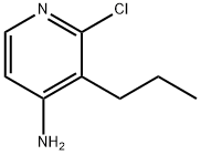 2-CHLORO-4-AMINO-3-(N-PROPYL)PYRIDINE Structure