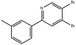 3,4-Dibromo-6-(3-tolyl)pyridine|