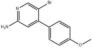 2-Amino-5-bromo-4-(4-methoxyphenyl)pyridine Structure