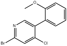 1381941-55-4 2-Bromo-4-chloro-5-(2-methoxyphenyl)pyridine