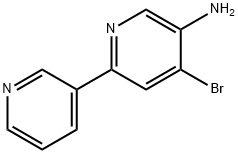 4-Bromo-3-amino-6-(3-pyridyl)pyridine Struktur