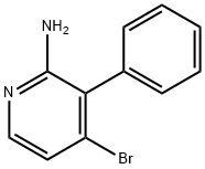 2-Amino-4-bromo-3-phenylpyridine 结构式