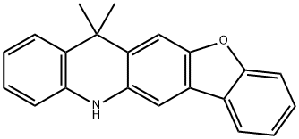 Benzofuro[2,3-b]acridine, 5,13-dihydro
-13,13-dimethyl- 化学構造式