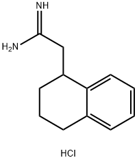 2-(1,2,3,4-tetrahydronaphthalen-1-yl)ethanimidamide hydrochloride Structure