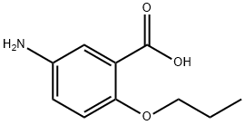 5-amino-2-propoxybenzoic acid 化学構造式