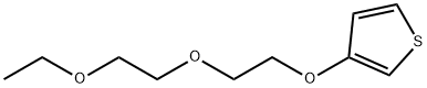 3-(2-(2-Ethoxyethoxy)ethoxy)thiophene Struktur